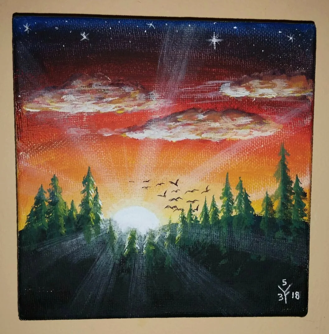 Acrylic Sunset