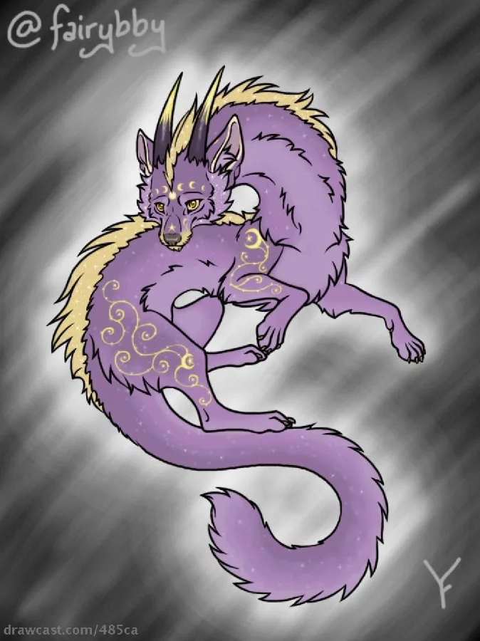 Shimmer Wolf Dragon