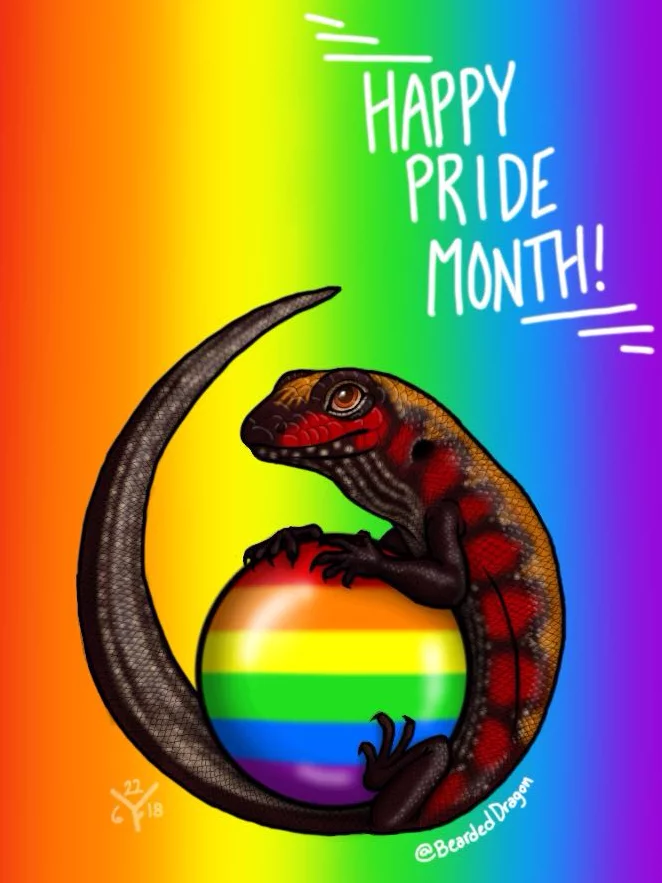 Pride 2018 Bearded Dragon